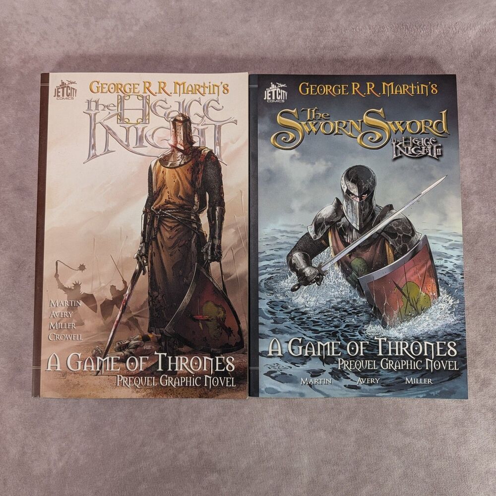 The Hedge Knight & The Sworn Sword Graphic Novel Paperbacks By George RR Martin